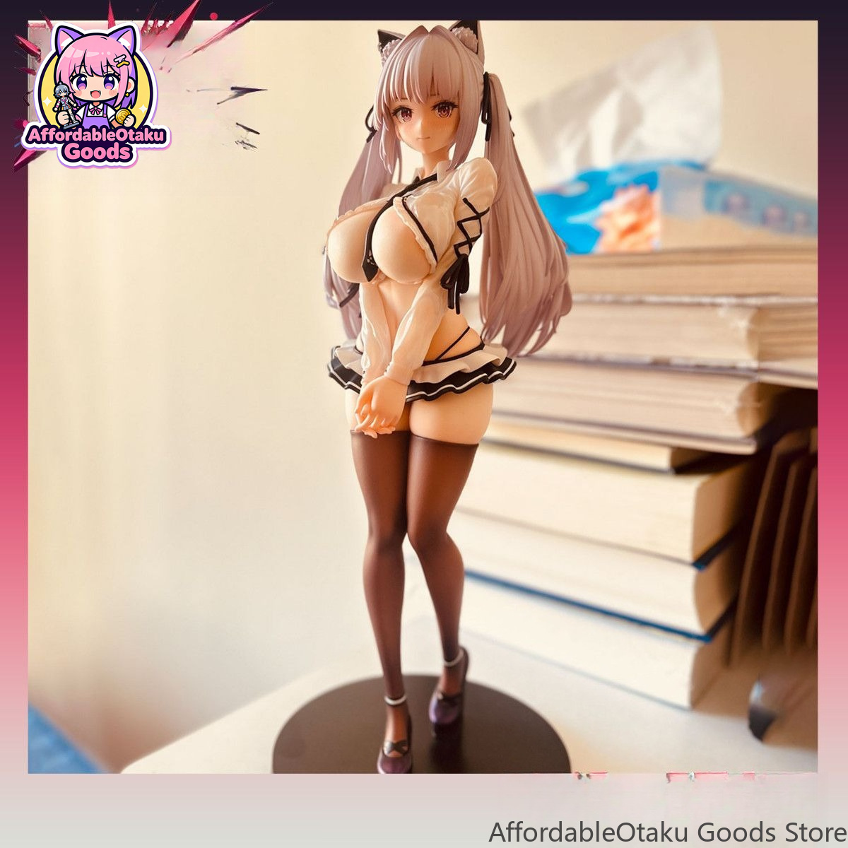 Desk Setup With Tv - Anime Girl Alvina Style GK Garage