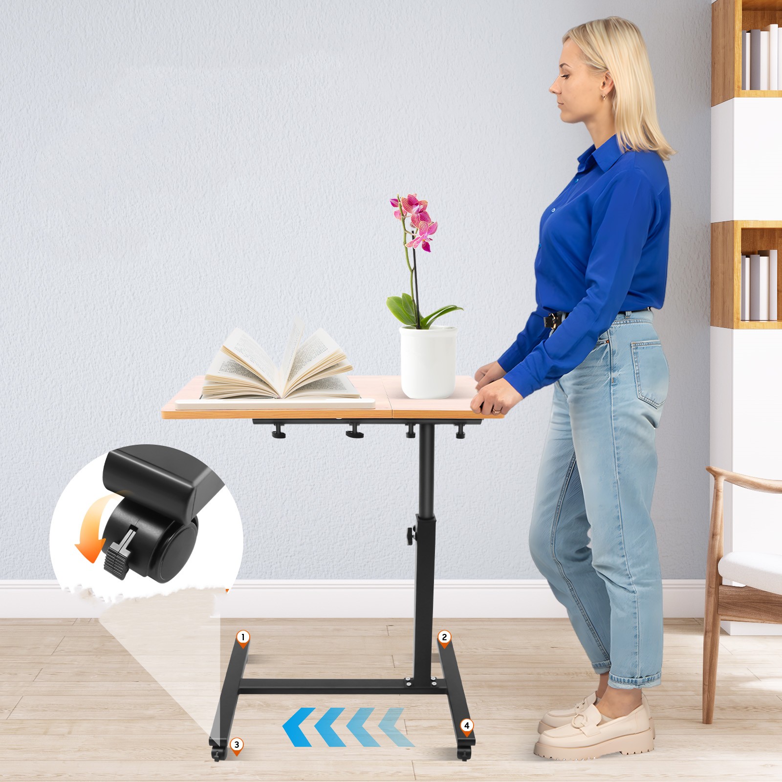 Mobile Laptop Table Adjustable - Desk Setup Laptop 评论和价格