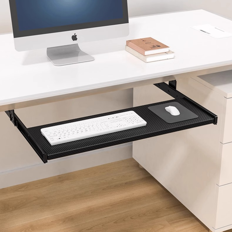 Wood Keyboard Tray Under Desk  - Desk Setup With Keyboard Tray 评论和价格