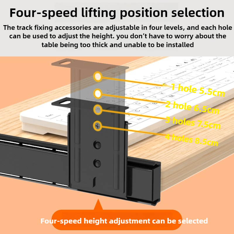 Wood Keyboard Tray Under Desk  - Desk Setup With Keyboard Tray 评论和价格