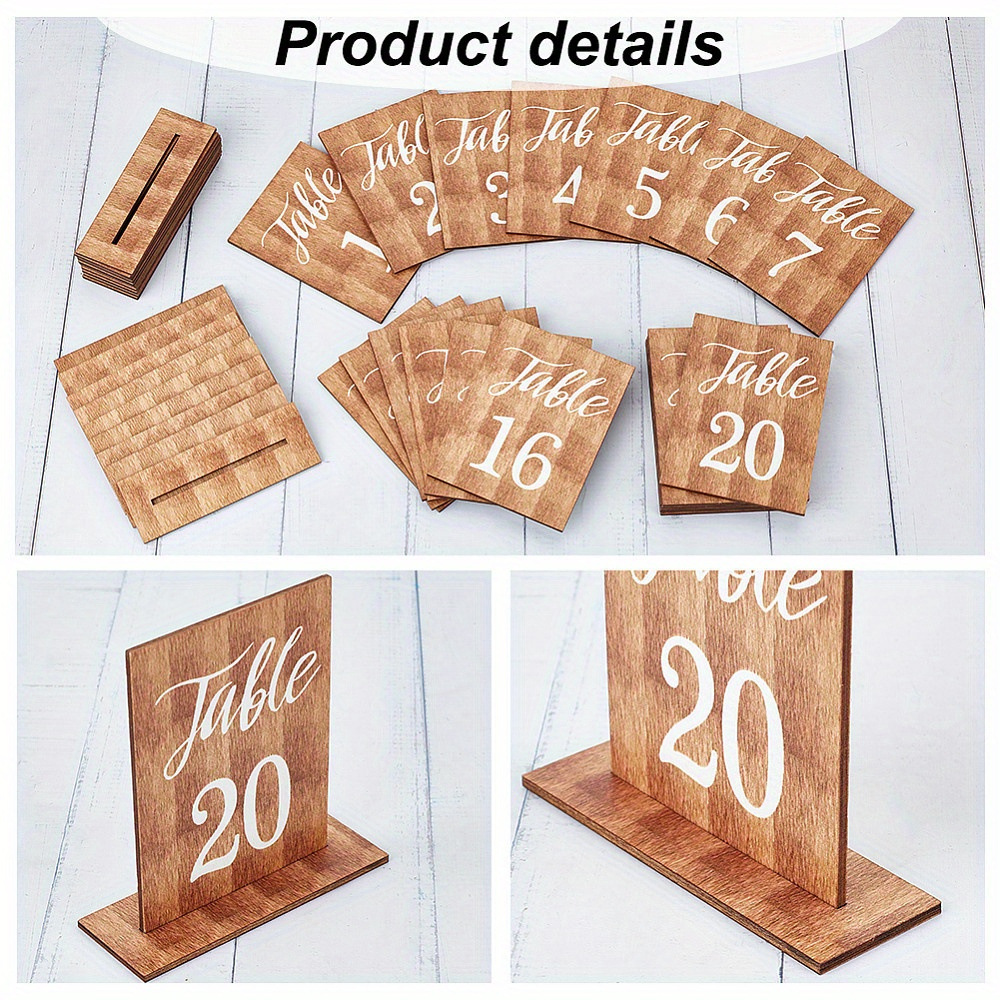 20pcs Elegant Flat Printed Woo - Desk Setup Design 评论和价格