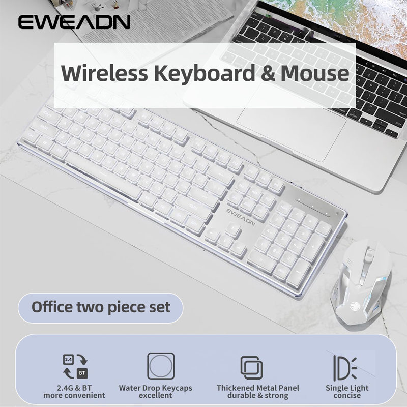 EWEADN V3 wireless Silent Offi - Desk Setup Keyboard 评论和价格