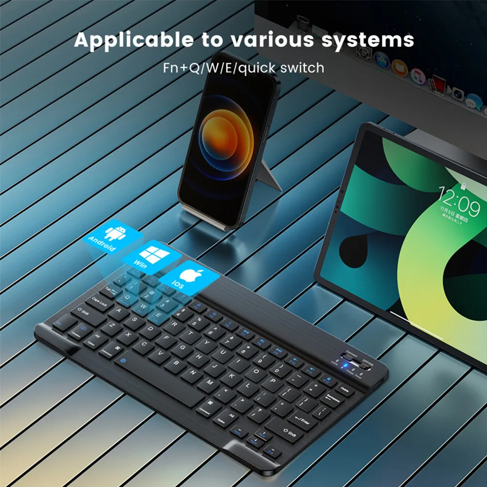 New 2025 Bluetooth Wireless Ke - Desk Setup Keyboard 评论和价格