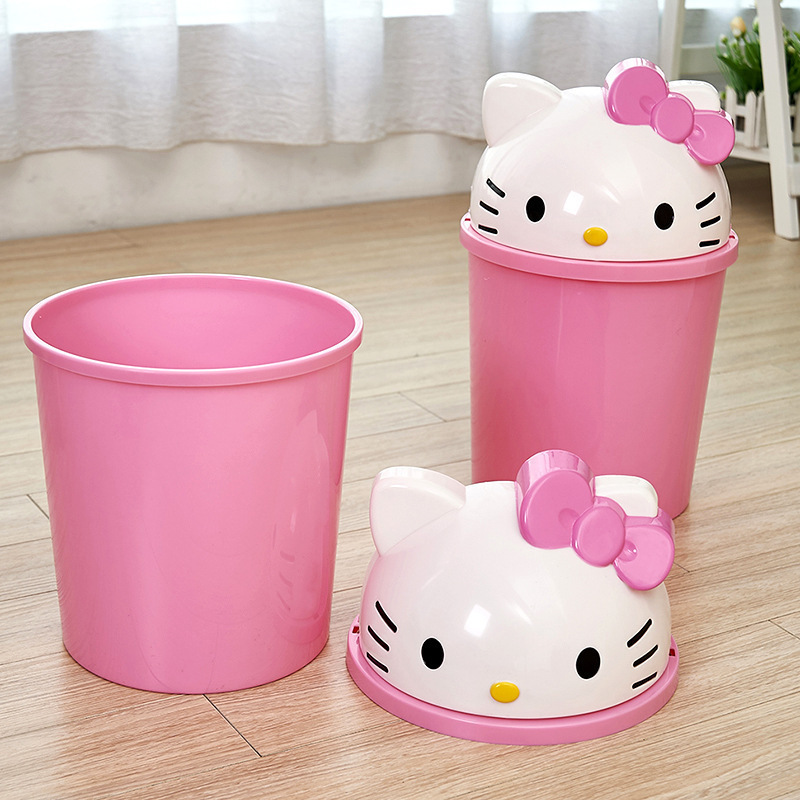 Hello Kitty Small Desktop Tras - Desk Setup Design 评论和价格