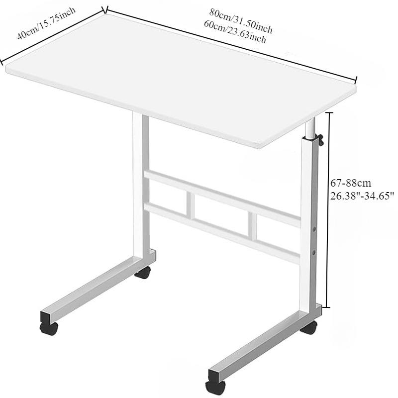Bedside Desk with Universal Wh - Desk Setup Laptop 评论和价格