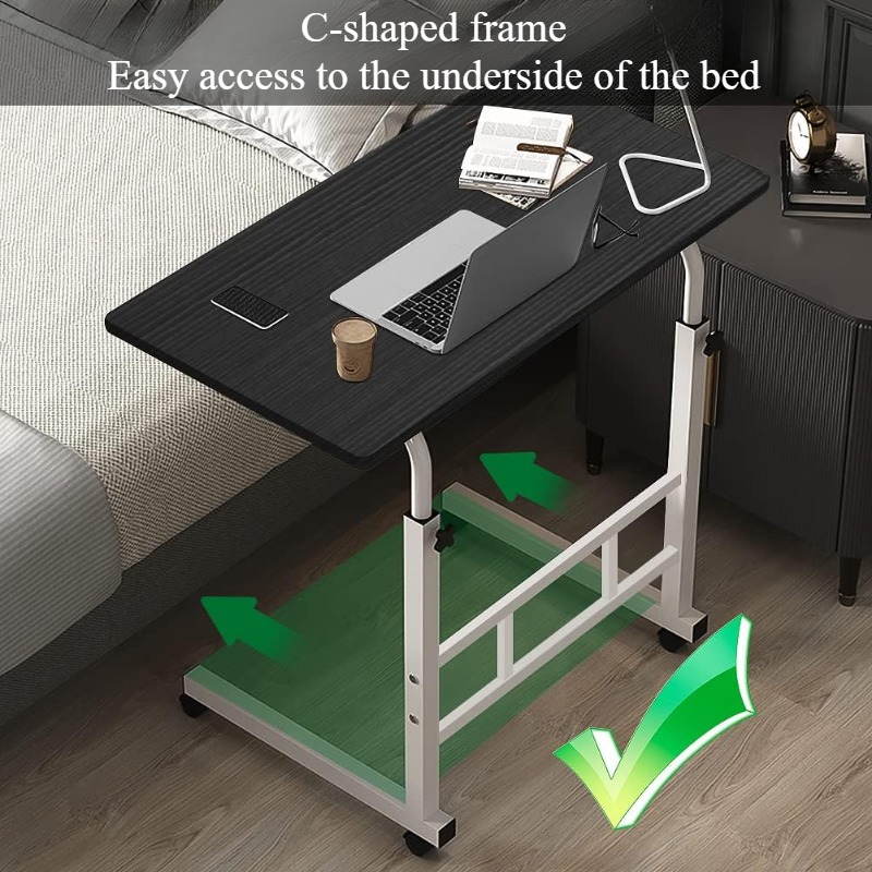 Bedside Desk with Universal Wh - Desk Setup Laptop 评论和价格