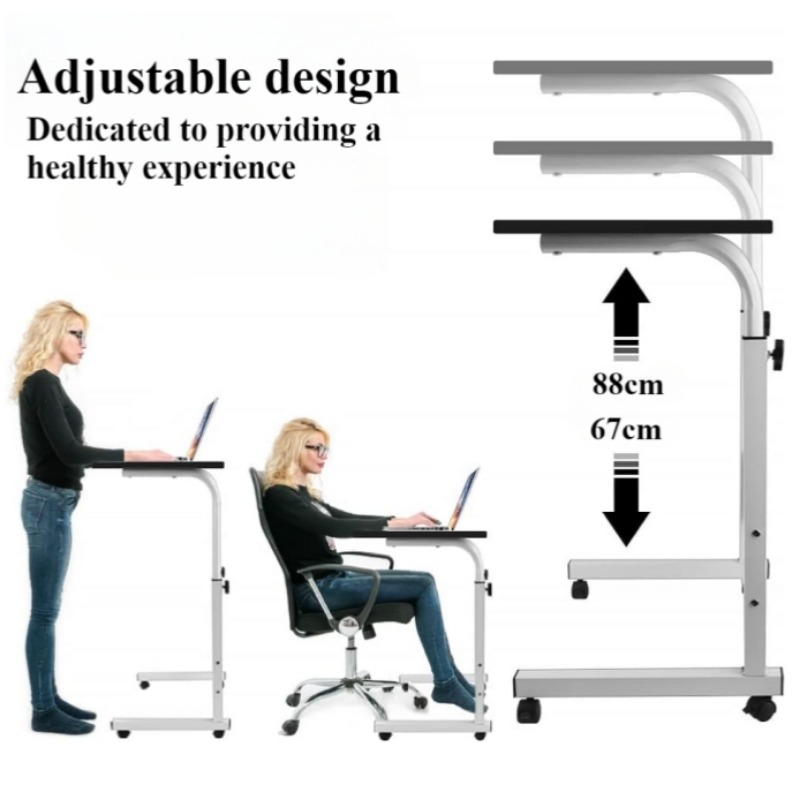 Bedside Desk with Universal Wh - Desk Setup Laptop 评论和价格