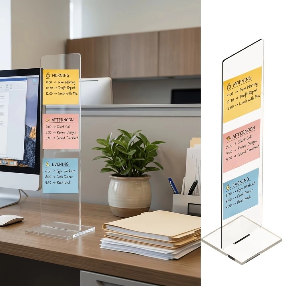 Durable Acrylic Memo Message B - Desk Setup Home Office 评论和价格