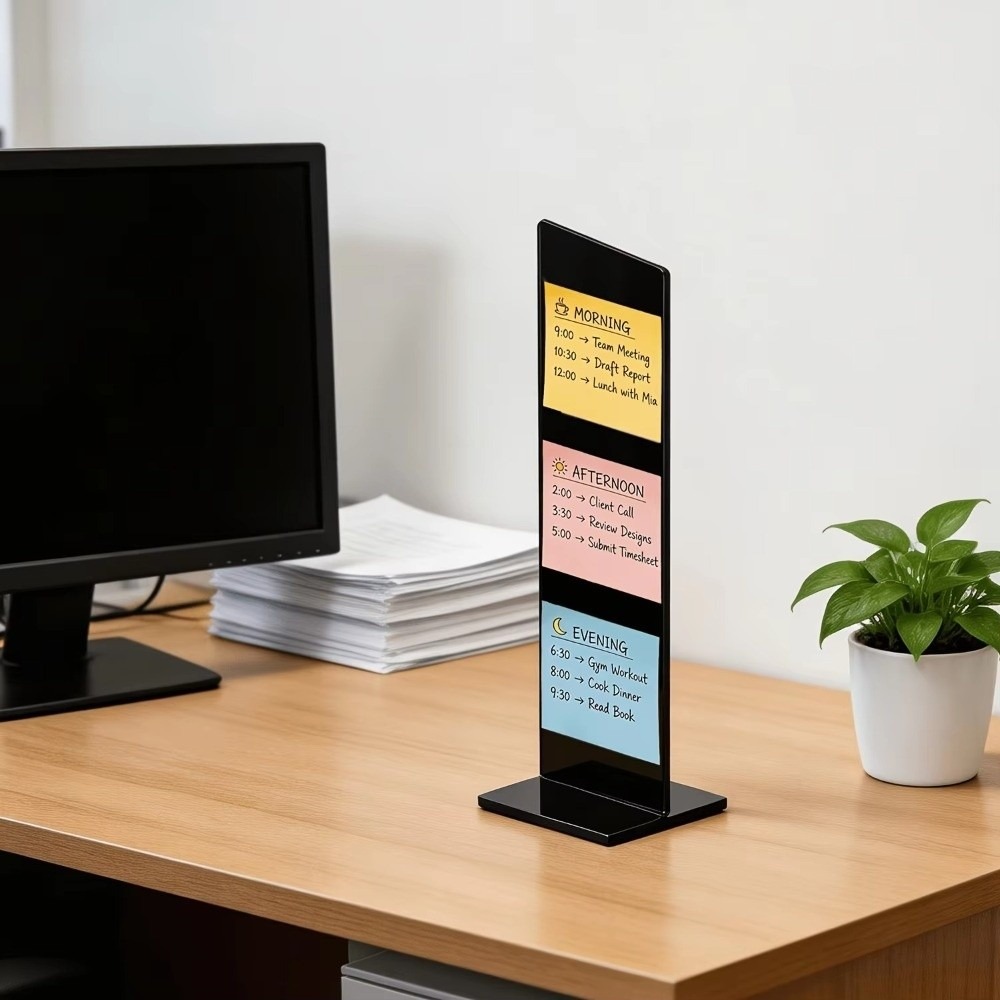 Durable Acrylic Memo Message B - Desk Setup Home Office 评论和价格