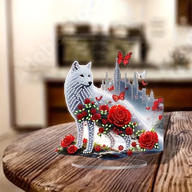 2D/Flat Diamond Drawing Animal - Desk Setup Design 评论和价格