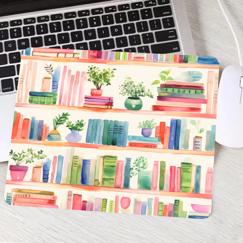 Plant Books Mouse Pad Home Off - Desk Setup Books 评论和价格