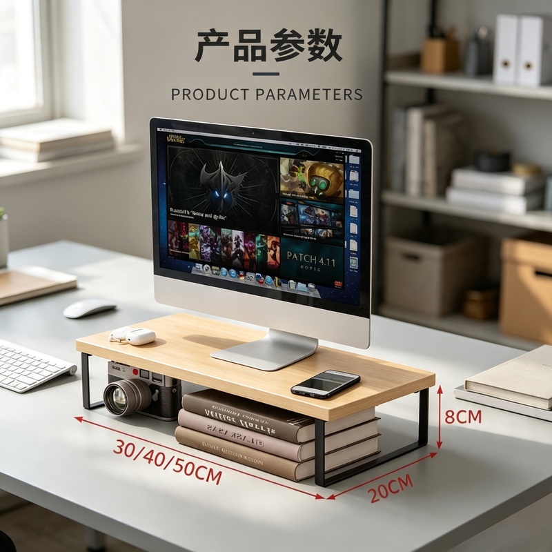 Elevated Desktop Monitor Riser - Desk Setup Home Office 评论和价格