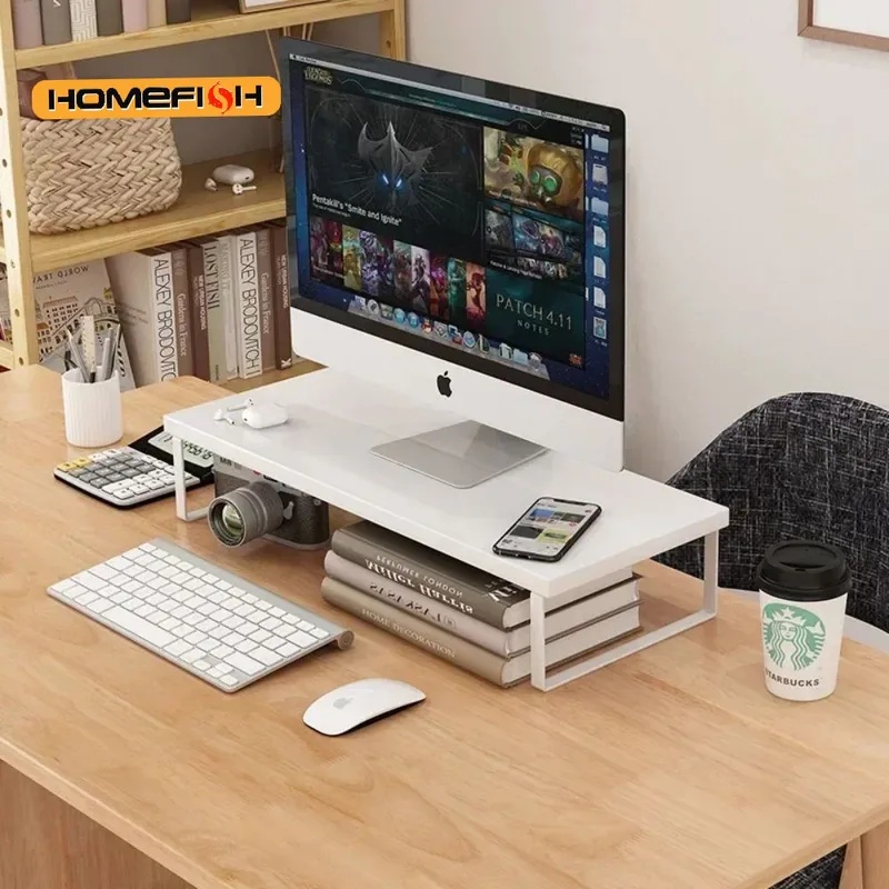 Elevated Desktop Monitor Riser - Desk Setup Home Office 评论和价格