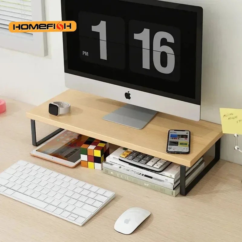 Elevated Desktop Monitor Riser - Desk Setup Home Office 评论和价格