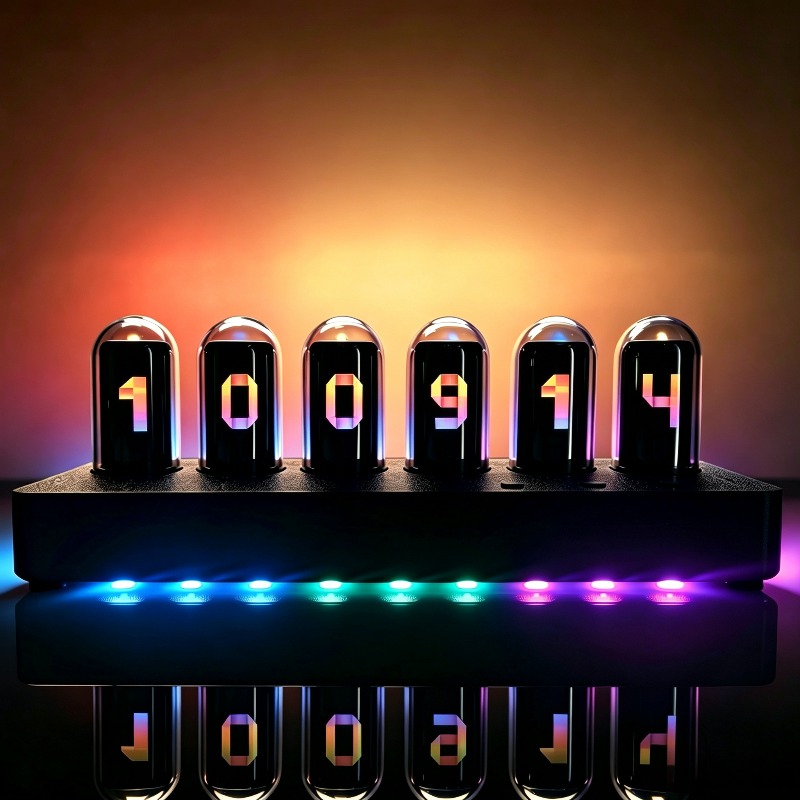 IPS‑Simulated Nixie Tube Clock - Desk Setup Artist 评论和价格