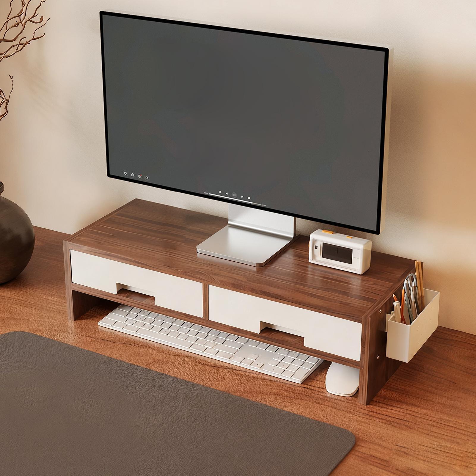 Desk Monitor Stand Riser Doubl - Desk Setup Home Office 评论和价格