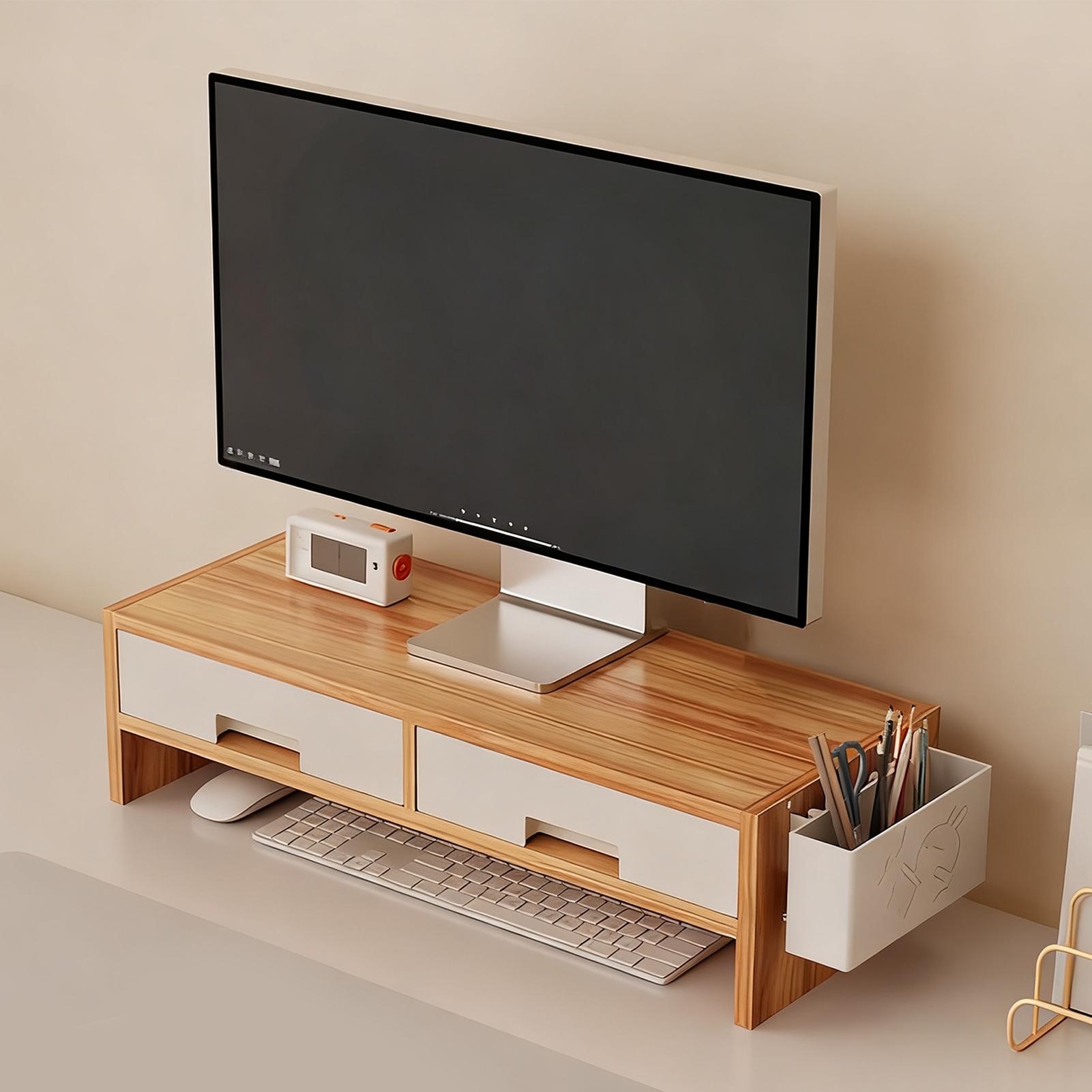 Desk Monitor Stand Riser Doubl - Desk Setup Home Office 评论和价格