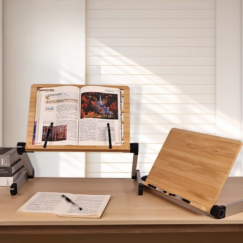Adjustable Bamboo Bed Desk Fol - Desk Setup Books 评论和价格