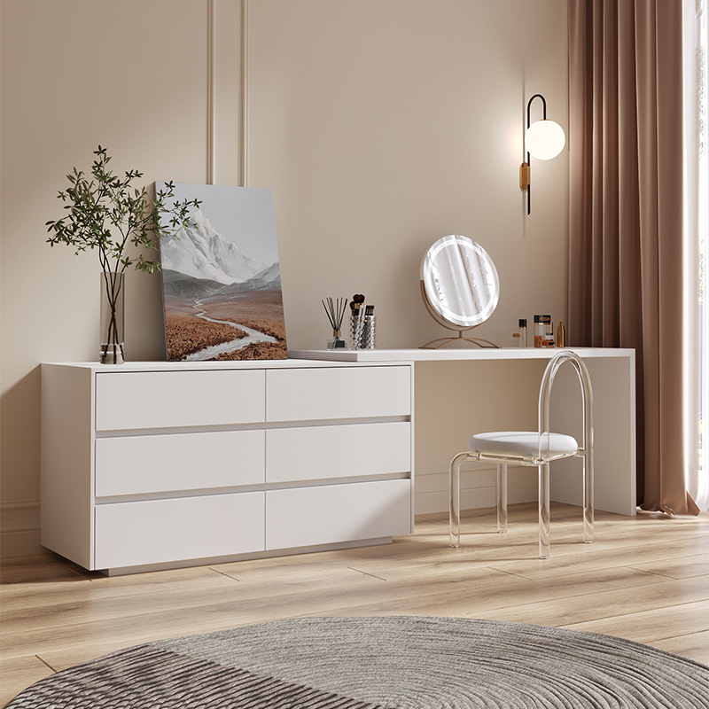 Dresser,Multi-purpose Flat L S - Desk Vanity Setup 评论和价格
