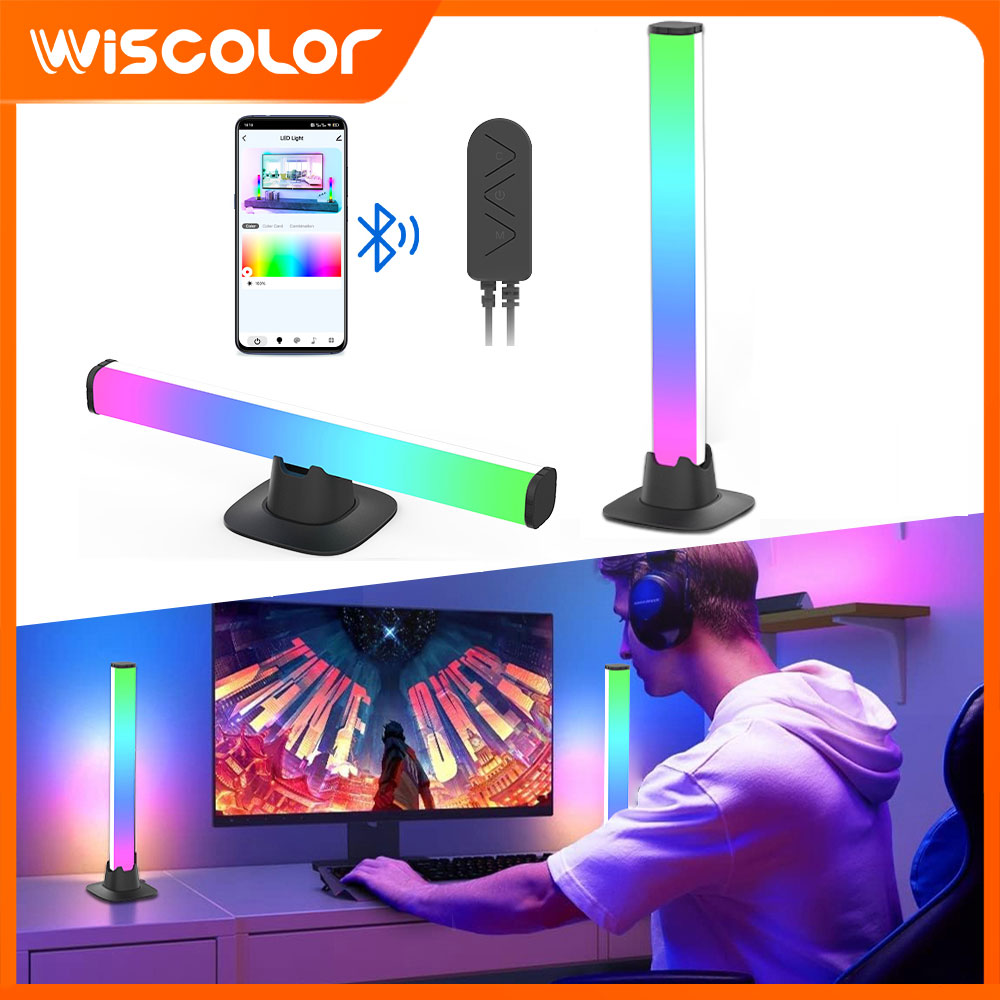 RGB LED Lights Bar Bluetooth S - Desk Setup With Tv 评论和价格