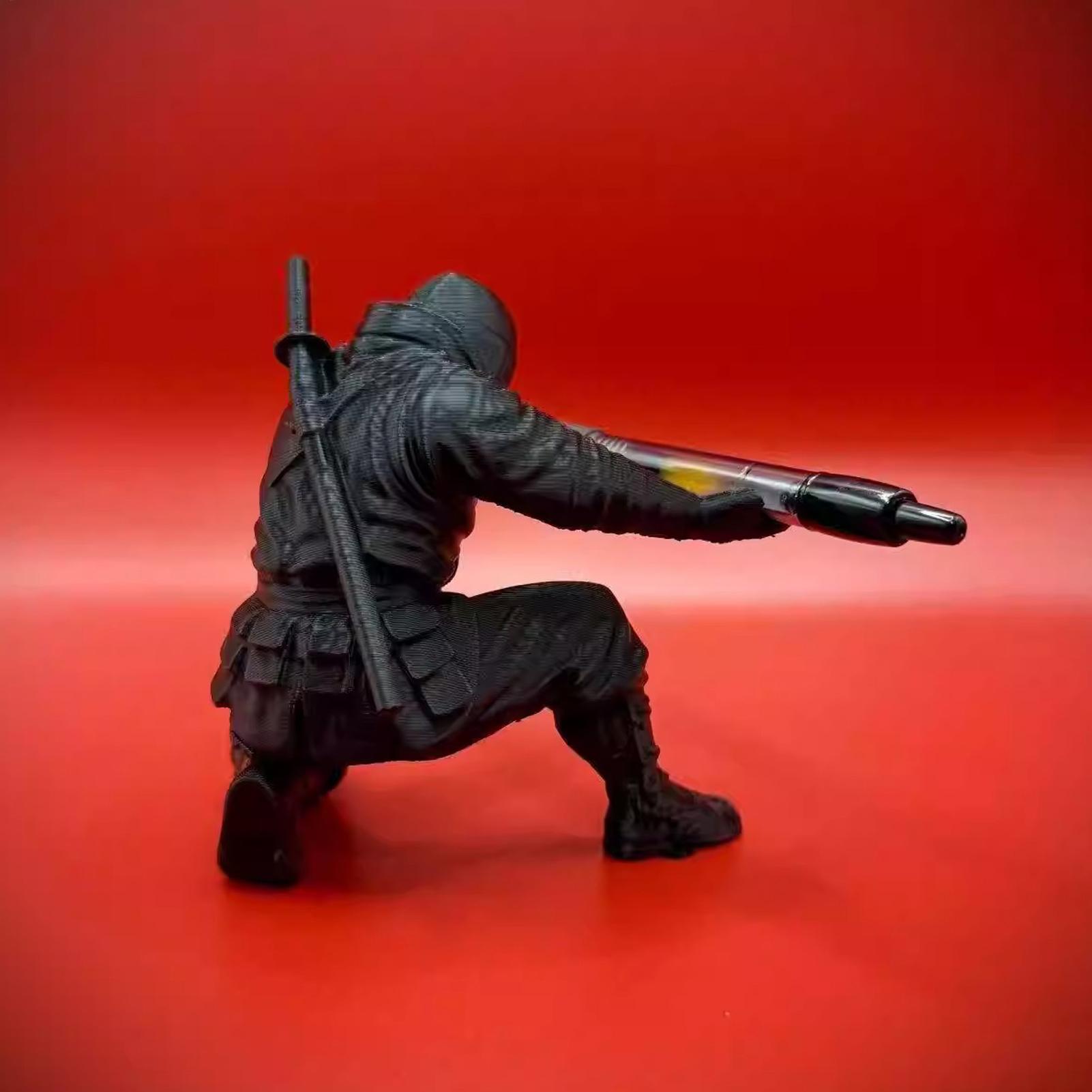 Ninja style Figure 3D Printed  - Desk Setup Home Office 评论和价格