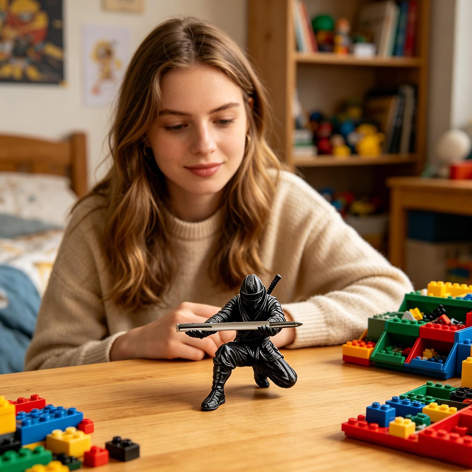 Ninja style Figure 3D Printed  - Desk Setup Home Office 评论和价格