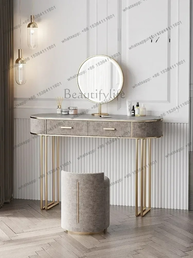Bedroom Set European Furniture - Desk Vanity Setup 评论和价格