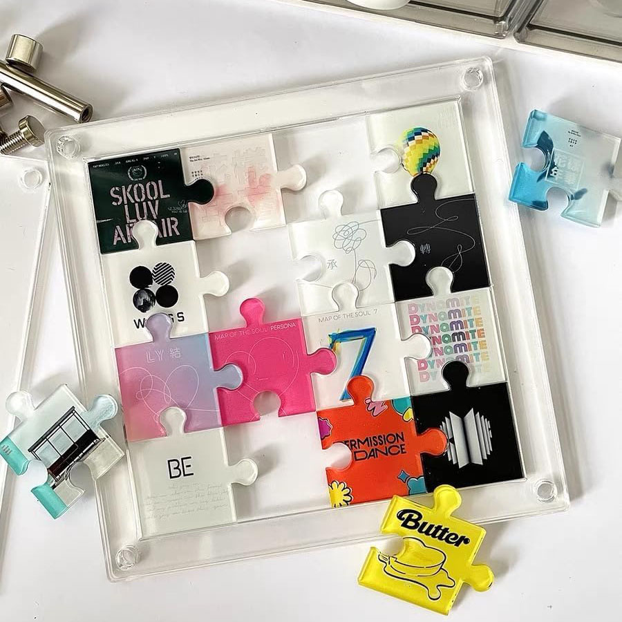 Custom Acrylic Puzzle Display  - Desk Setup Home Office 评论和价格