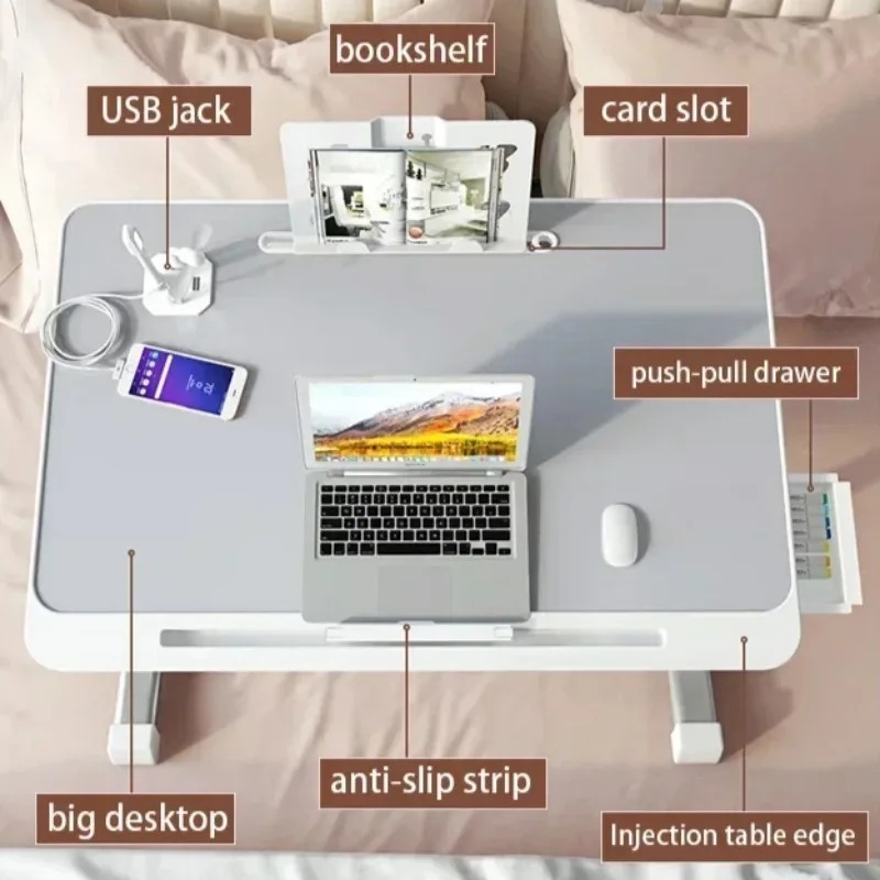 Laptop Bed Tray Table Adjustab - Desk Setup Laptop 评论和价格