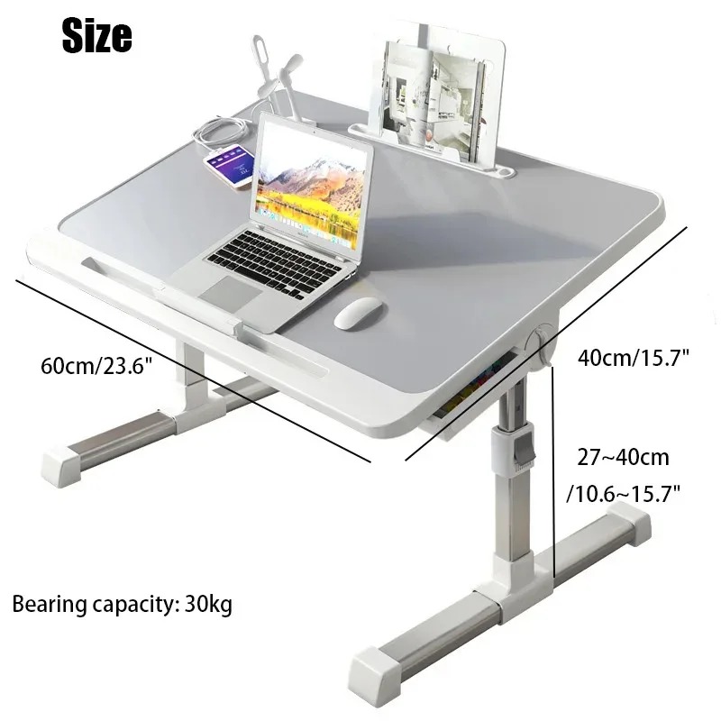 Laptop Bed Tray Table Adjustab - Desk Setup Laptop 评论和价格