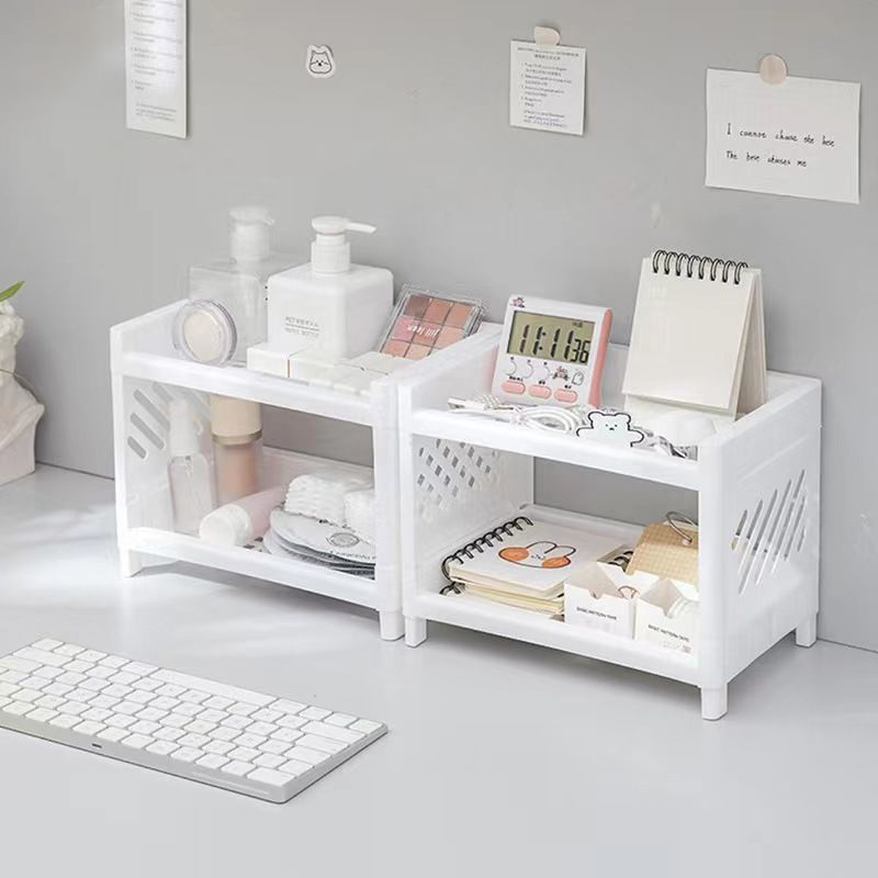Desktop Storage Rack Multi-Lay - Desk Setup Home Office 评论和价格