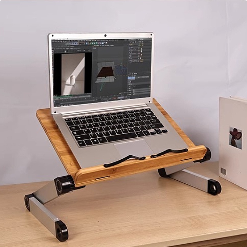 Bamboo Adjustable Bed Desk Lap - Desk Setup Books 评论和价格