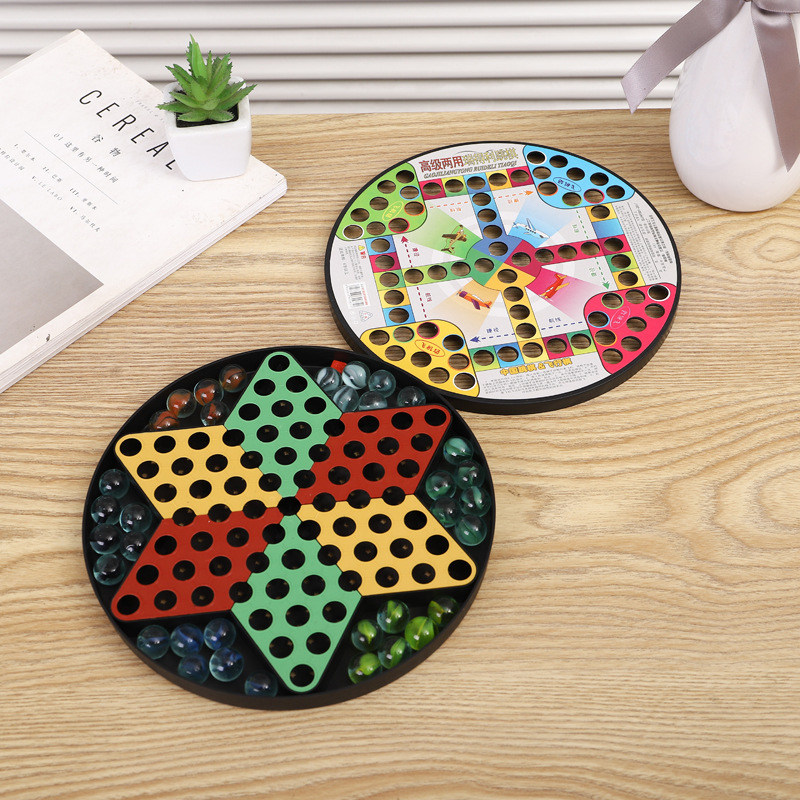 2 In 1 Chessmen Checkers Board - Desk Setup Game 评论和价格