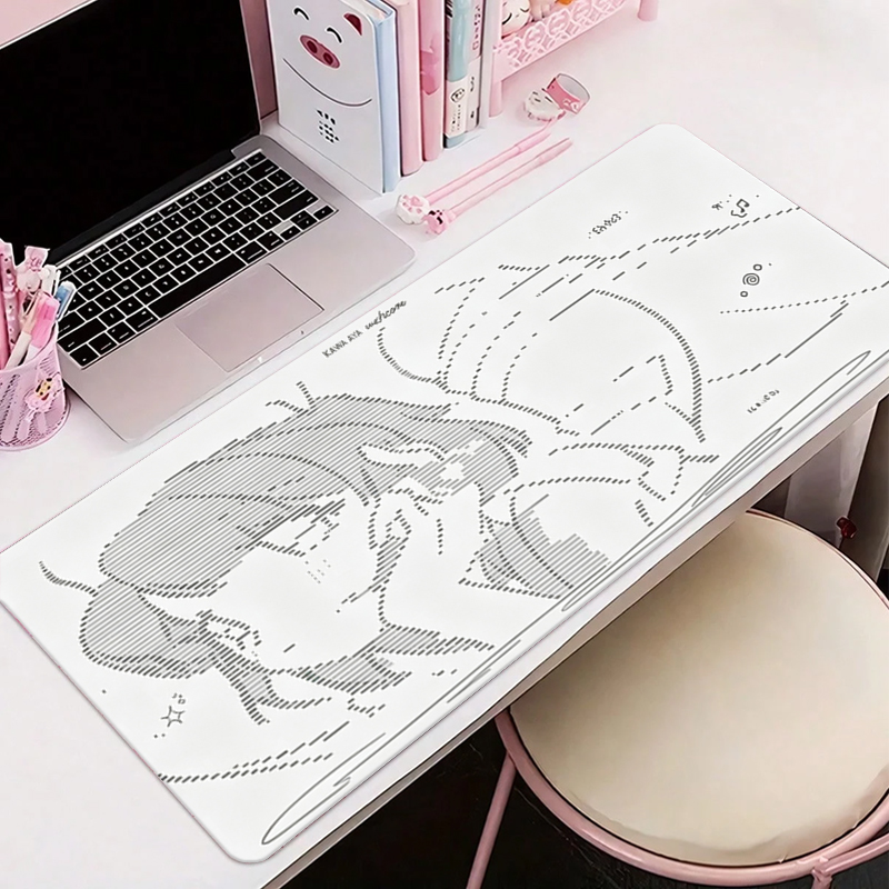 1Pcs Leather Mouse Pad Anime A - Desk Setup Rug 评论和价格