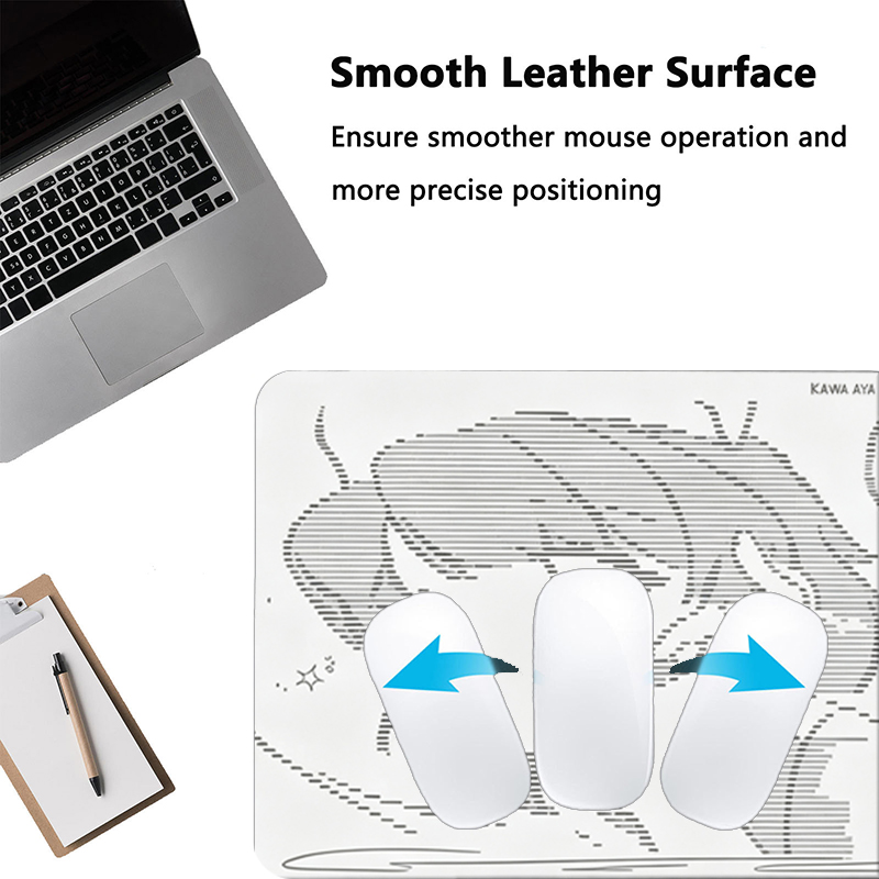1Pcs Leather Mouse Pad Anime A - Desk Setup Rug 评论和价格